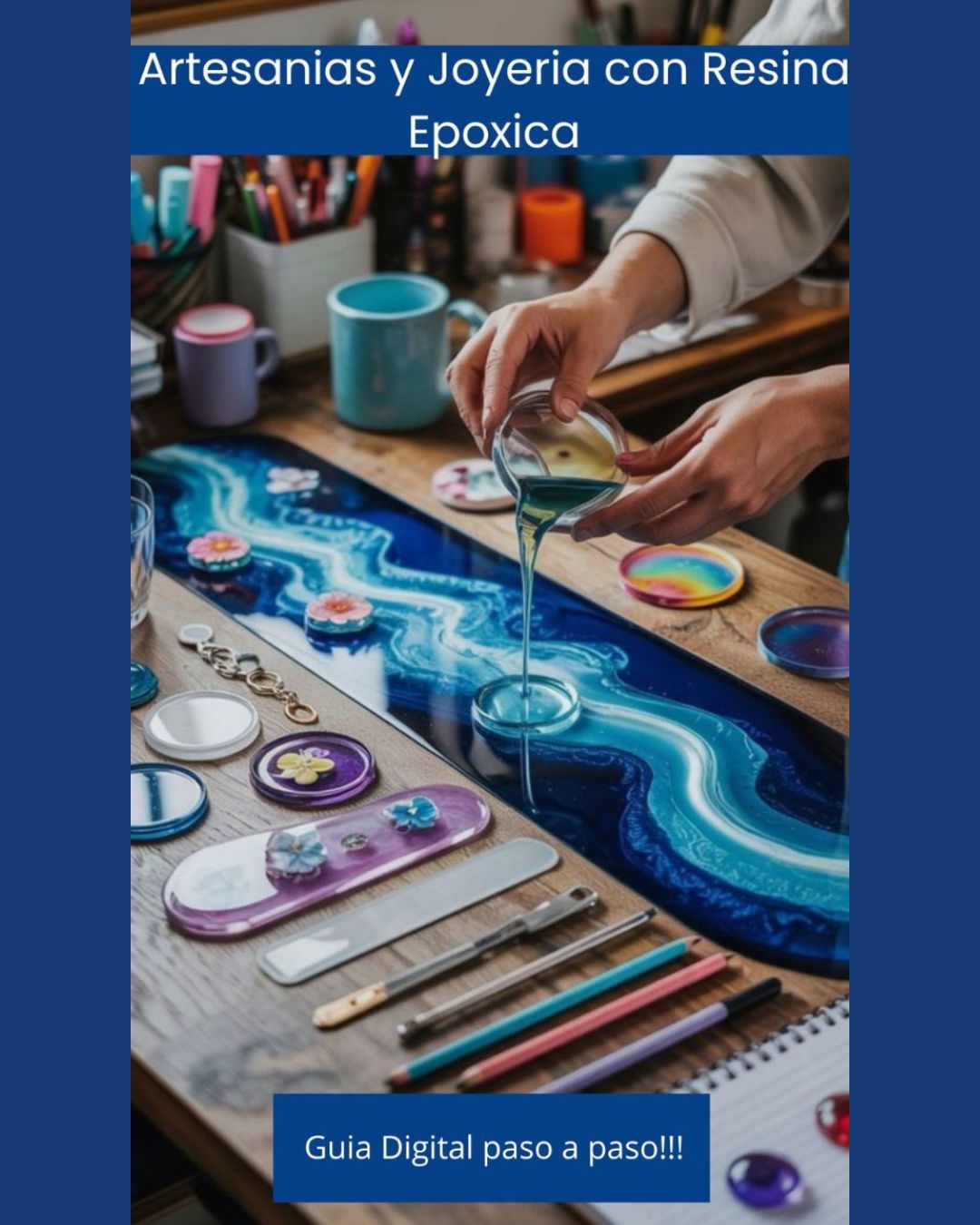 Emprende con Resina Epoxica + 4 Libros de Regalo